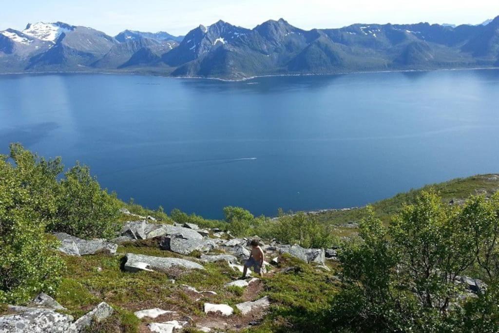 Leilighet I Rorbu Pa Kaldfarnes - Yttersia Senja Exterior foto
